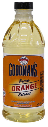 Goodman's Pure Orange Extract - Gluten-Free, Non-GMO, Kosher, Natural, Low Carb & Low Calorie, No Artificial Color, No Animal Products, No Sugar