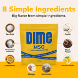 DIME MSG Yuzu Lemon Pepper Seasoning, All Purpose Umami Spice for Cooking & Grilling - Japanese Citrus Flavor - Vegetable, Rice, Steak, Chicken