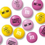 M&M'S® Mother's Day Candy Jar, 12.7oz of Pink and Yellow M&M'S® Chocolate Candies Printed with Flowers and "Mom", Unique Spring Gift for Mother's Day