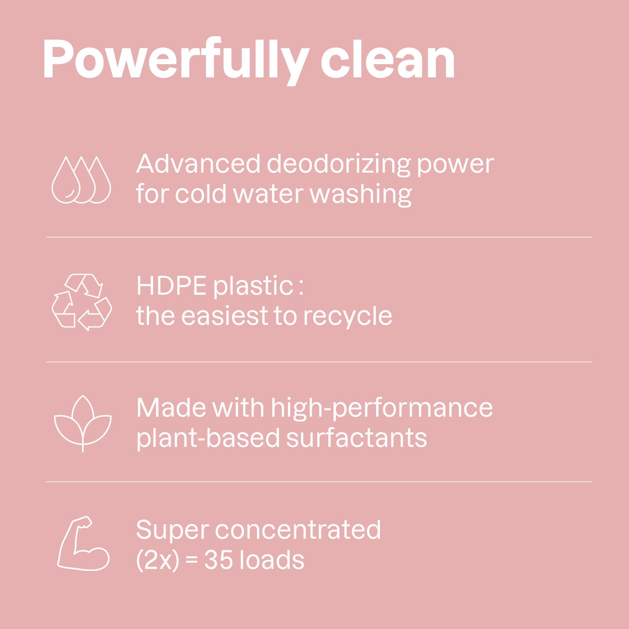 ATTITUDE Baby Laundry Detergent, EWG Verified, Plant and Mineral-Based Formula, HE Compatible, Vegan Household Products, Unscented, 35 Loads, 35.5 Fl