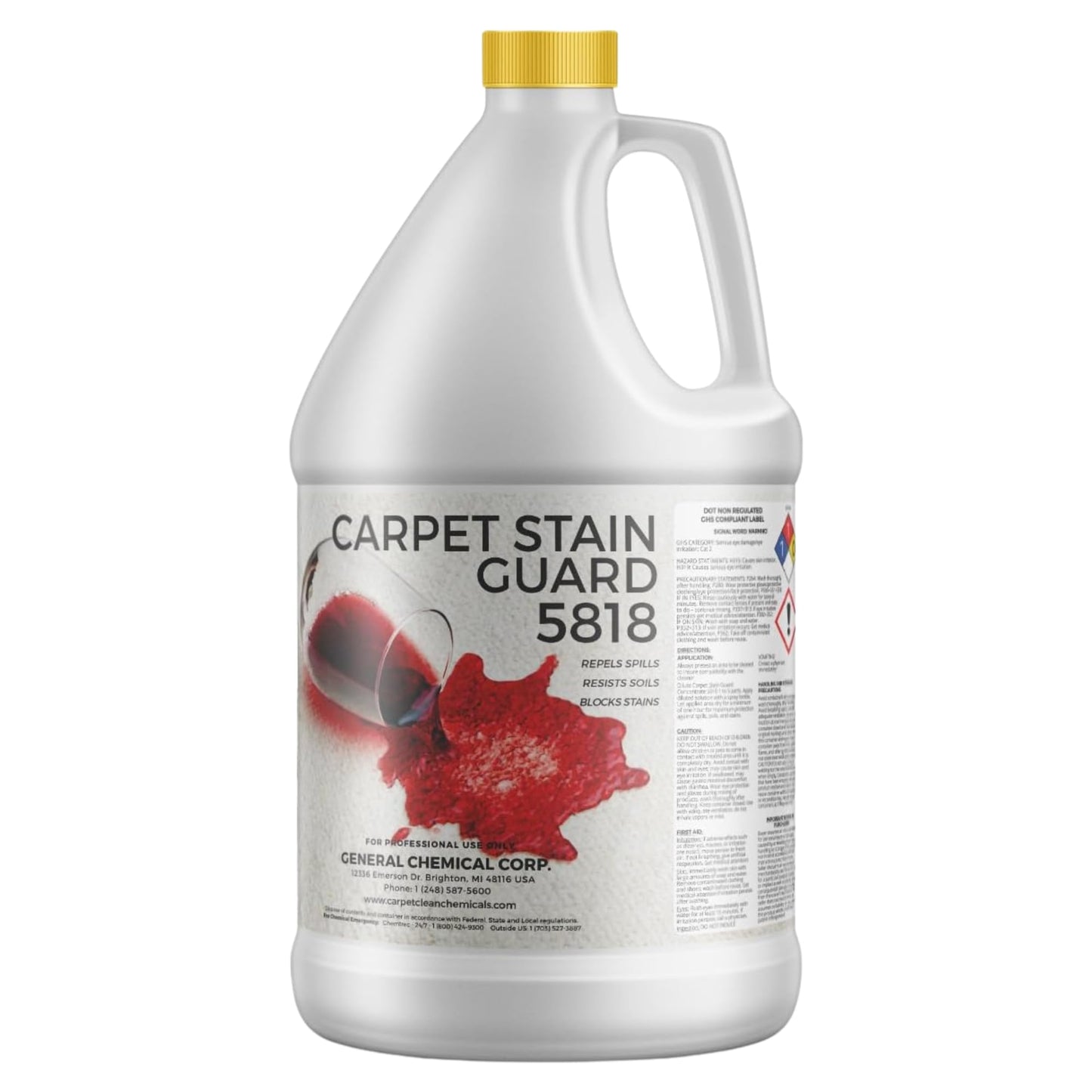 General Chemical Fabric Protector & Stain Shield - Ultra Concentrated Fabric Protector for Carpets, Rugs, Upholstery, Drapes & more - Carpet Stain