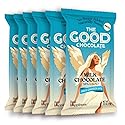 THE GOOD CHOCOLATE - Milk Chocolate Bars with 80% Less Sugar & Lower Net Carbs - Keto Chocolate Bar with Lower Calories, All Natural and Non-GMO Keto
