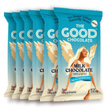 THE GOOD CHOCOLATE - Milk Chocolate Bars with 80% Less Sugar & Lower Net Carbs - Keto Chocolate Bar with Lower Calories, All Natural and Non-GMO Keto