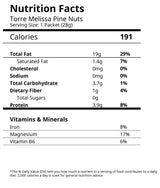 Torre Melissa Pine Nuts (Pack of 10) - 1oz Individual Bags - RAW, Kosher Certified, Gluten-Free, Non-GMO - Premium Whole Pine Nuts for Snacking