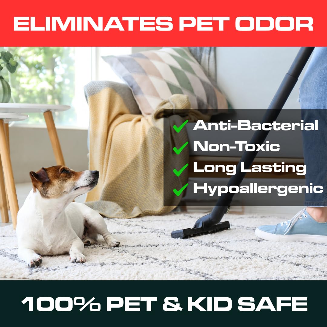 Ripclean Carpet Deodorizer & Freshener Cleaning Powder, Odor Eliminator for Strong Odors & Homes w/Pets, Safe around Kids & Pets, Use on Carpet, Rugs
