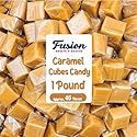 Caramel Cubes Candy Individually Wrapped - 1 Pound Bulk Bag (Approx. 75 Pieces) - Caramel Candy Soft Classic Chewy Candy For All Holidays, And Any