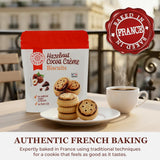 Natural Nectar Hazelnut Cocoa Crème Biscuits 6.35 oz - Sandwich Biscuits Filled with Smooth Hazelnut Cocoa Cream; Snack Cookies for Coffee Breaks
