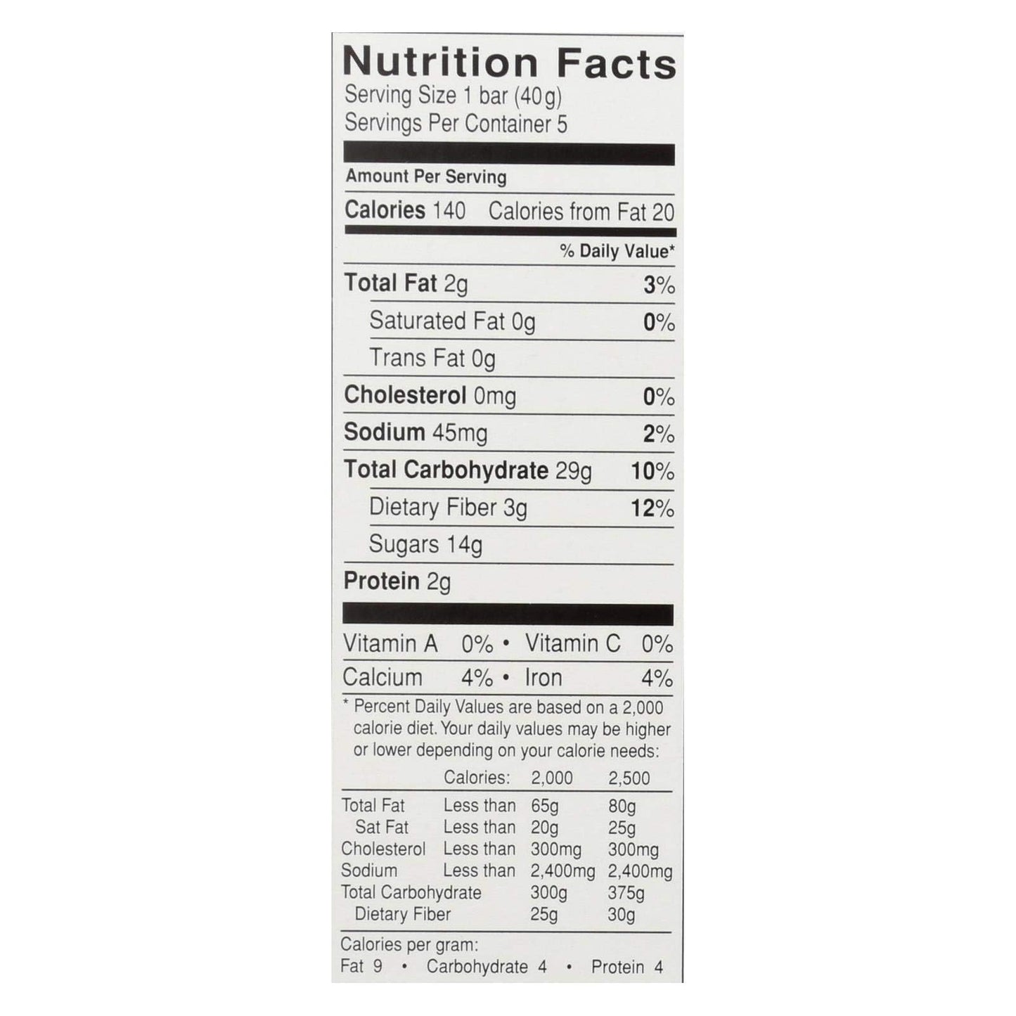 Blueberry Breakfast Bars (12 Bxs of 7.05oz)
