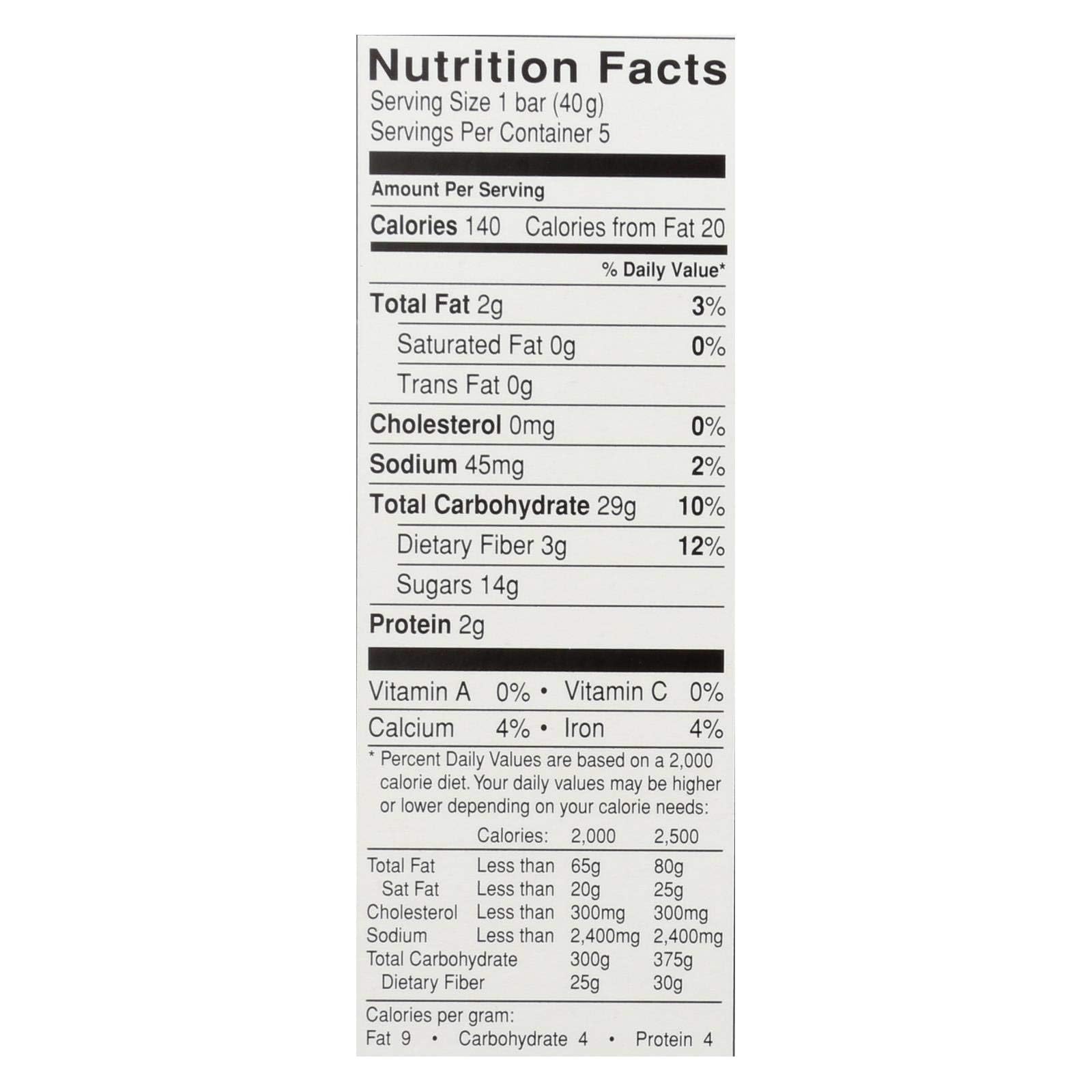 Blueberry Breakfast Bars (12 Bxs of 7.05oz)
