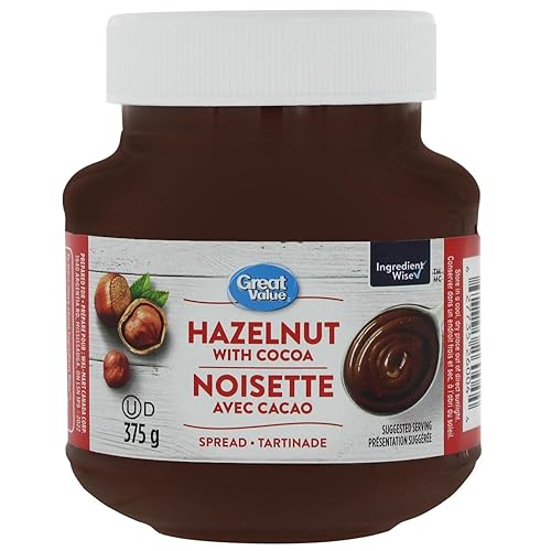 Great Value Hazelnut Spread with Cocoa, 375g/13.2 oz