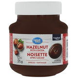 Great Value Hazelnut Spread with Cocoa, 375g/13.2 oz