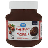 Great Value Hazelnut Spread with Cocoa, 375g/13.2 oz