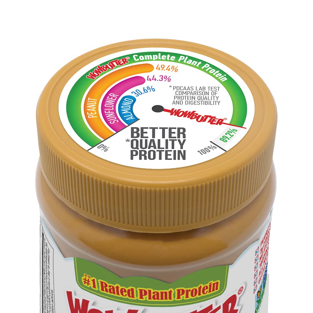 Wowbutter Natural Peanut Free Crunchy 1.1lb Jar