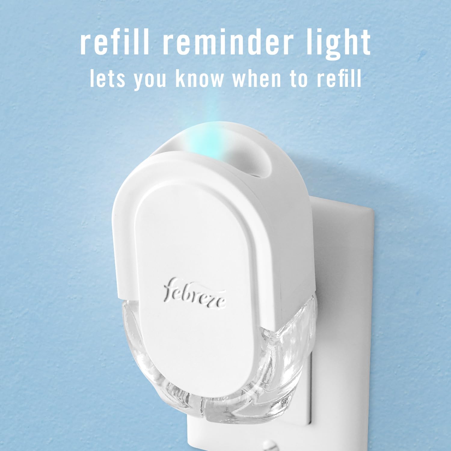 Febreze Plug In Air Freshener, Odor-Fighting Scented Oil Refill, Tropical Blend Scent, 2 Refill