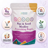 Snacks Solutions Nut and Seed Medley (5 oz -Pack of 6, Everything Bagel) Gluten Free, Natural and Perfectly Seasoned, Sunflower Seeds, Pumpkin seeds