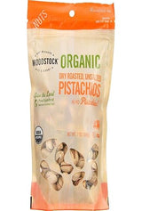 Organic Pistachios Dry Roasted and Unsalted 7 Ounces (Case of 8)