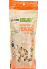 Organic Pistachios Dry Roasted and Unsalted 7 Ounces (Case of 8)