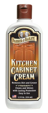 Parker & Bailey Kitchen Cabinet Cream, Multi Surface Cleaner & Furniture Cleaner, Quick Shine Wood Restorer & Protector for Cabinets, Tables