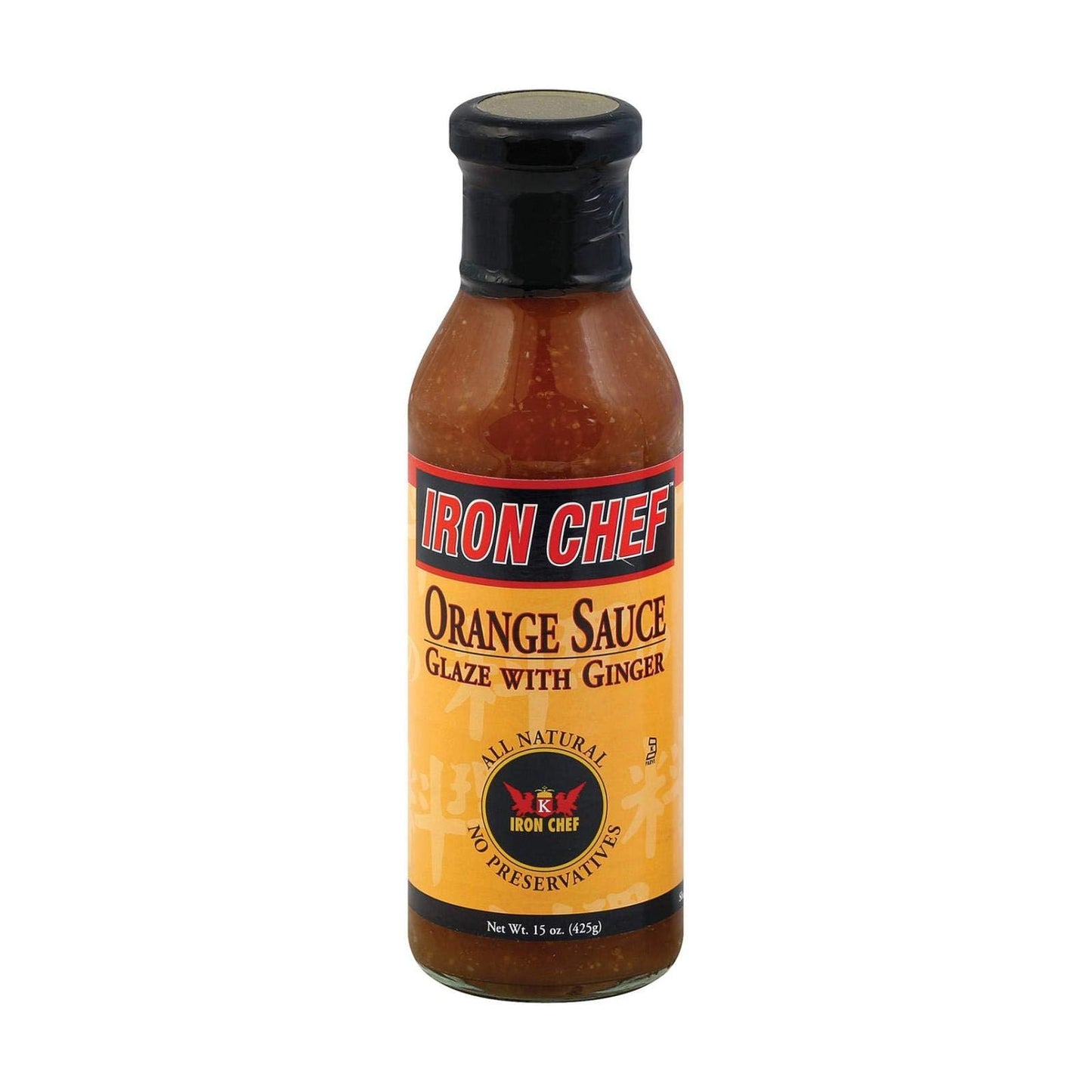 Iron Chef Glaze with Ginger - Orange Sauce - 6 Bottles (14 oz ea)