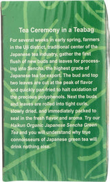 Haiku Green Tea - Sencha - Case of 6 - 16 Bags