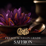 Cook’s, Premium Negin Grade Saffron Threads, Premium Dark Red Saffron Strands for Tea, Paella, Risotto, Biryani, Dessert, 5 Grams