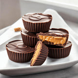 Sugar Free Dark Chocolate Peanut Butter Cup Delight-2 lb Deliciously Crafted for a Guilt-Free Indulgence Made with Stevia Extract-Perfect