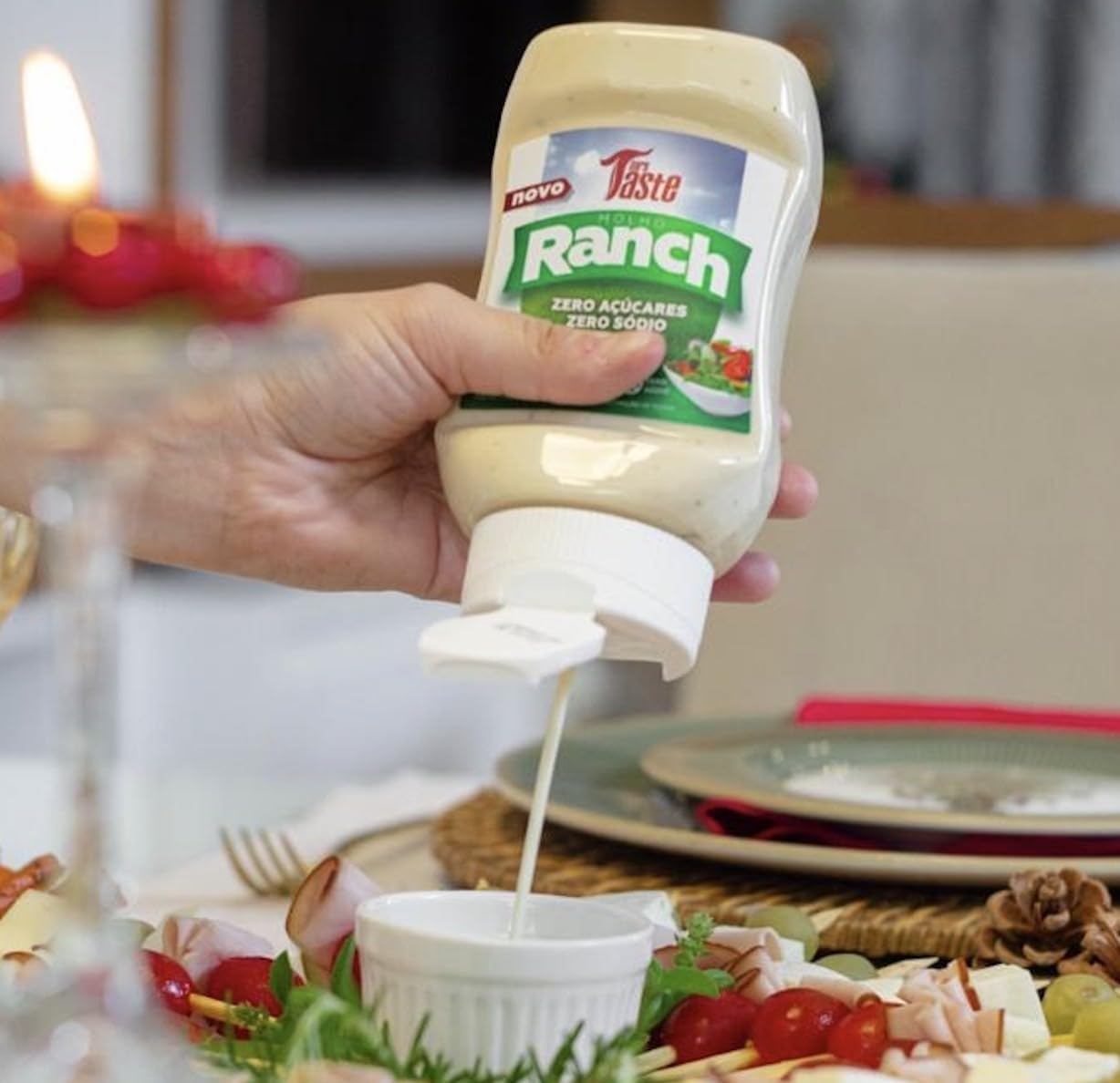 Mrs Taste Sugar Free Sauce, Zero Calories, Zero Sodium, Zero Sugar, High Fiber, Keto Friendly, Paleo Friendly, Condiments and Sauces (Ranch)