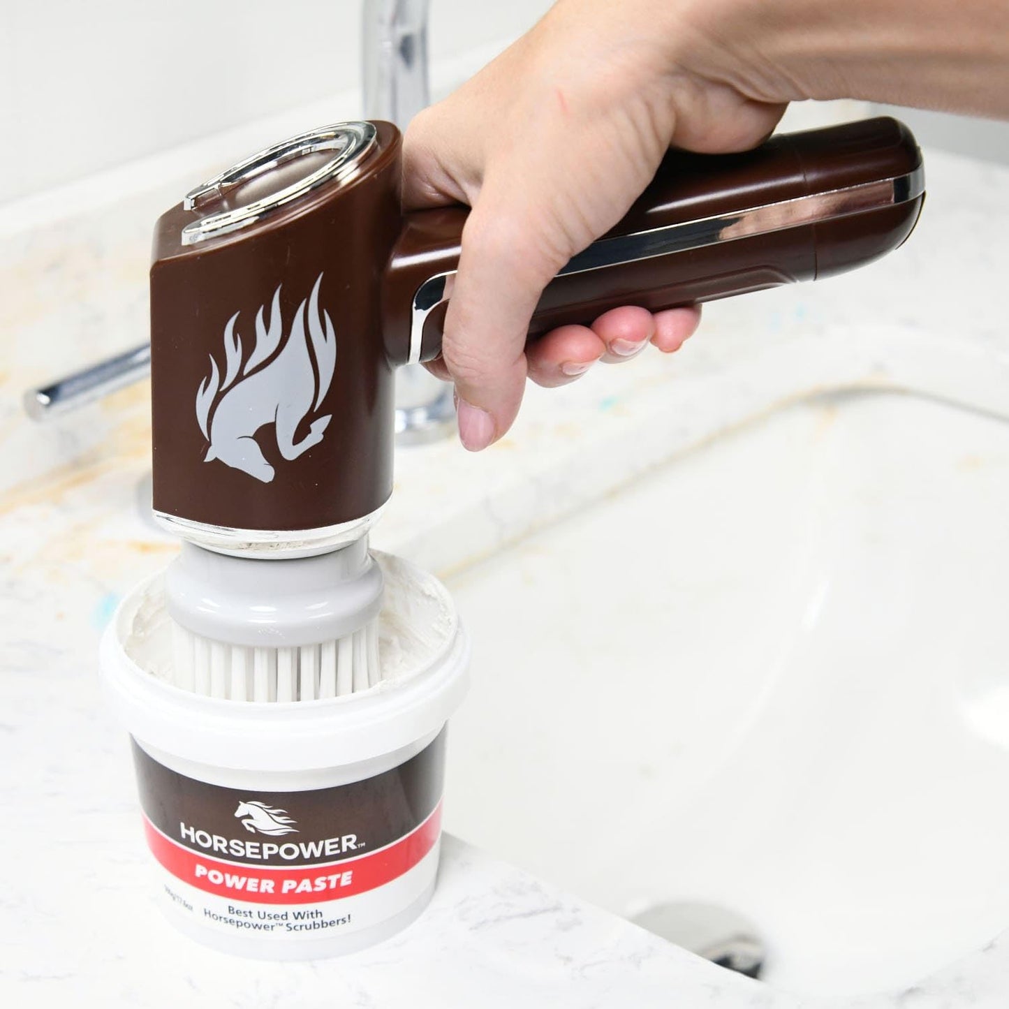 Horsepower Power Paste, High-Efficiency Multi-Surface Power Cleaner for Stainless Steel, Ceramic, Glass & More, Great for Tough Grease, Grime
