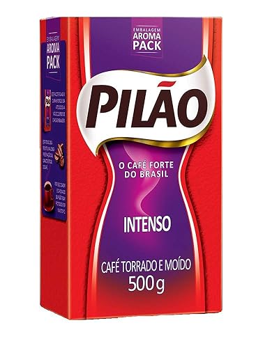 Cafe Pilao Intenso 500grs 20 Pack. / Coffee Intense 17.6 oz. - 20 Pack.