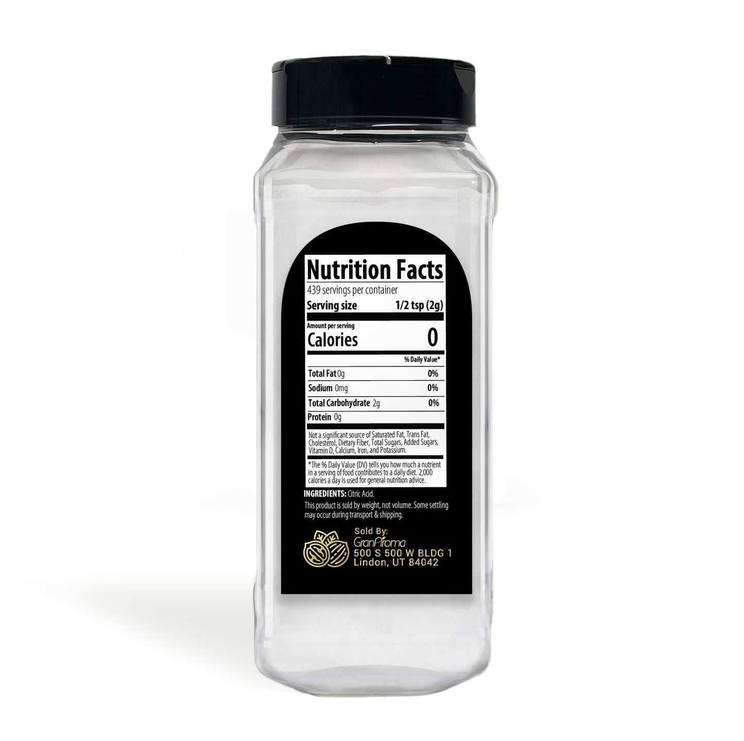GranAroma Citric Acid, Soft Drinks and Candy (31.04 Ounce)