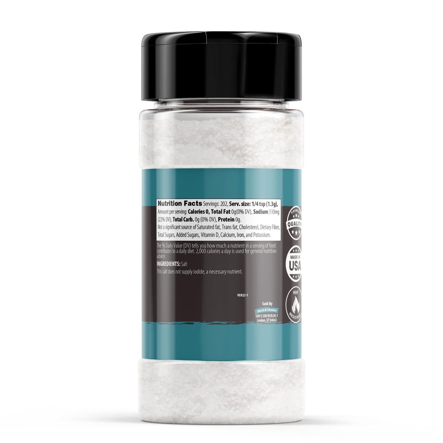 Birch & Meadow 1 Cup of Pretzel Salt, Coarse, Heat Resistant (9.28 Ounce)