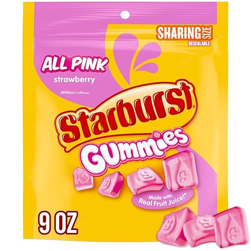 STARBURST All Pink Gummies Sharing Size, 9 oz Bag