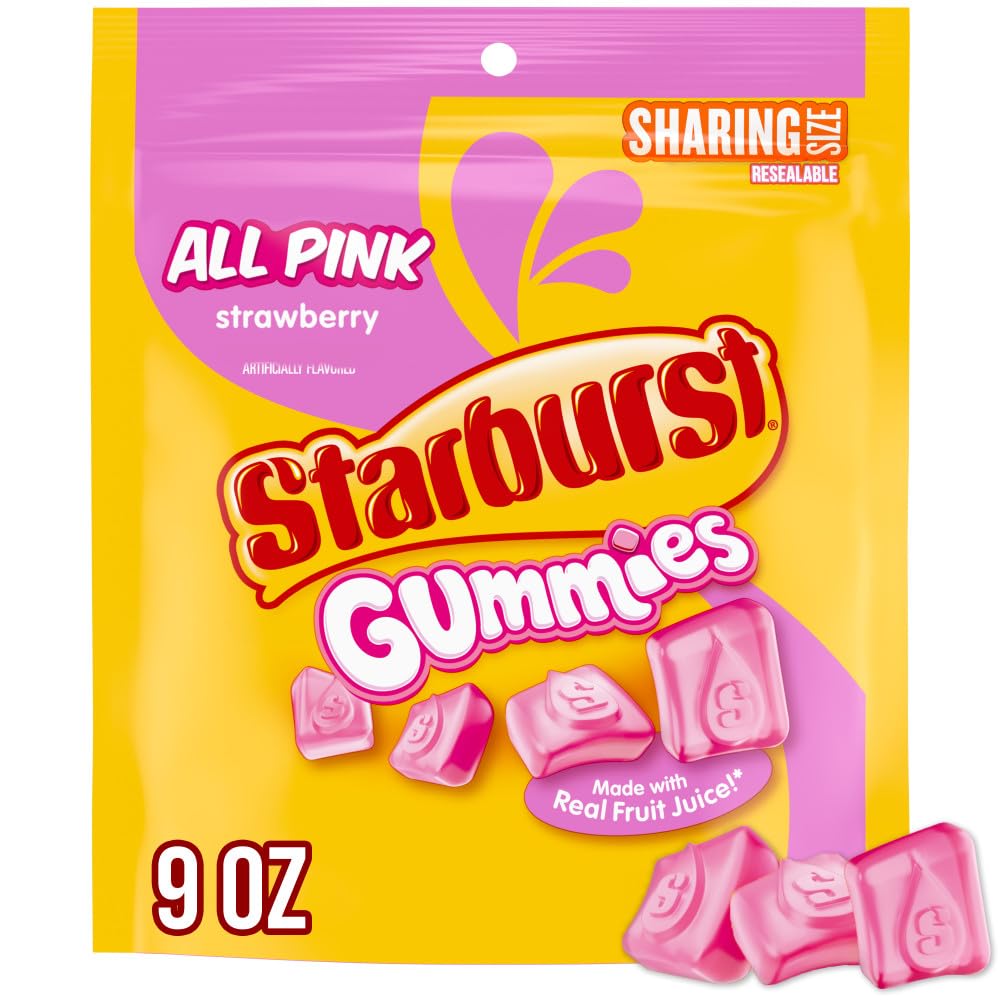 STARBURST All Pink Gummies Sharing Size, 9 oz Bag