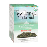 Two Leaves and a Bud Organic Peppermint Tea Bags, Naturally Caffeine Free, Herbal Whole Leaf Peppermint Tea in Pyrami Sachets, 15 Count (Pack of 1)