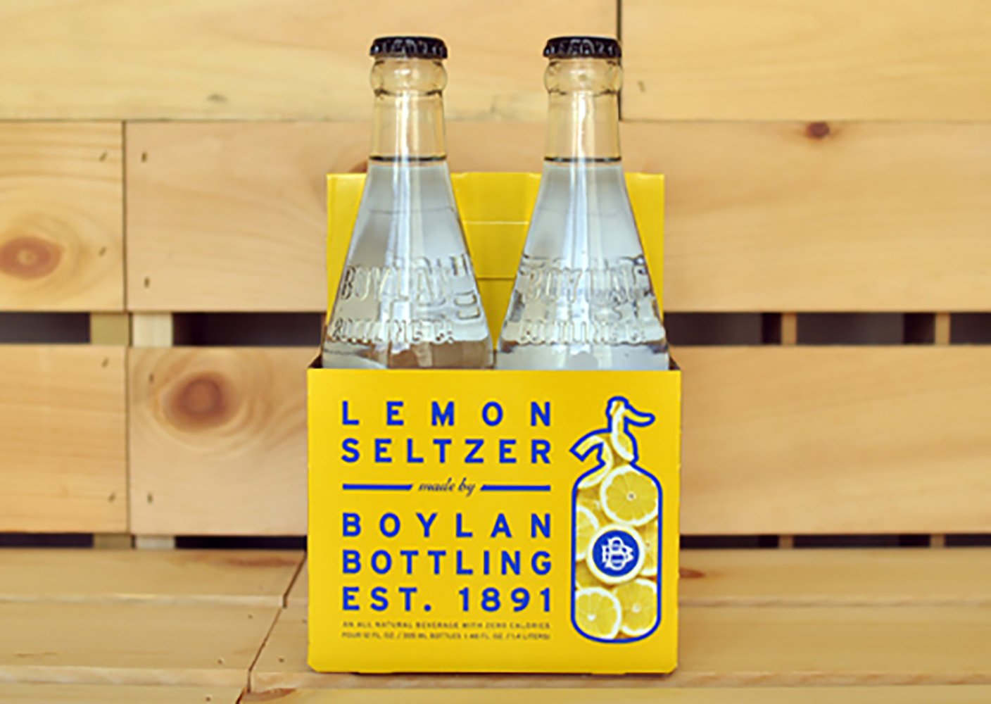 Boylan Lemon Seltzer, 12 fl oz (12 Glass Bottles)