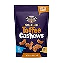 Platinum Toffee Cashews - Plant Based Protein, Fiber, Healthy Snack - Roasted & Sweet Flavors - Nutritional Boost - Can Bring at Home, Work, Office