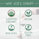 Joe’s Syrup Organic Flavored Syrup, Organic Cherry, 750 ml (3 Pack)