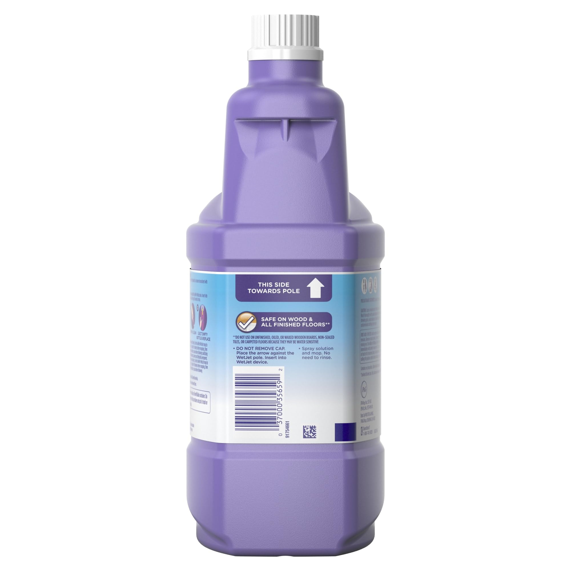 Swiffer WetJet Antibacterial Solution Refill for Floor Mopping and Cleaning, All Purpose Multi Surface Floor Cleaning Solution, Fresh Citrus Scent