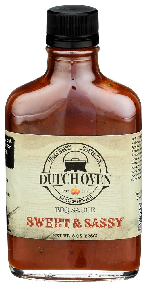 Dutch Oven Smokehouse Grill Masters Gift Set - 2x BBQ Sauces & 2x Rubs - Stampede, Sweet & Sassy, Californio, Fenceline - All-Natural, Award-Winning