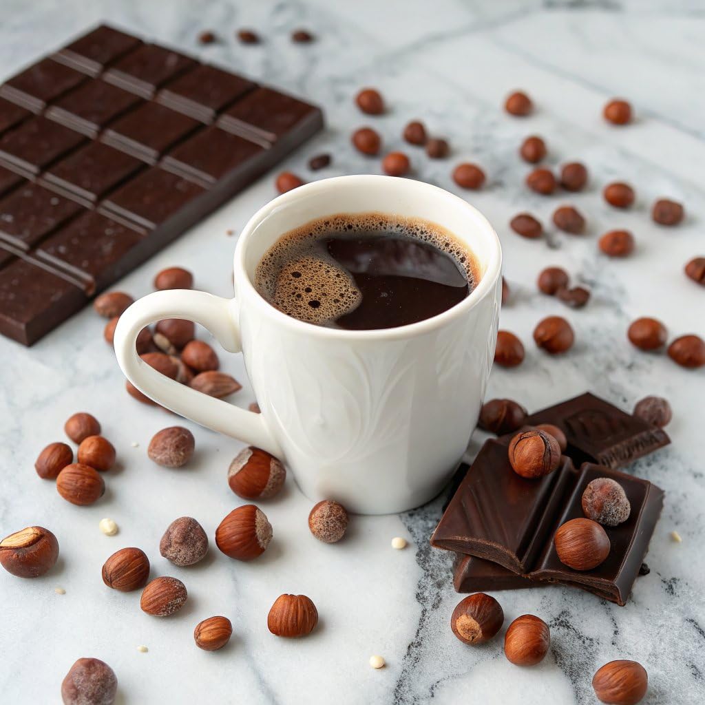 DEATH WISH COFFEE - Chocolate Hazelnut Ground Coffee, Fair Trade (14 oz)