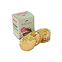 Rose Pistachio Cookies- Gourmet Indian Cookies, 100% Egg-Free & Vegetarian, Handmade with Real Butter & Pistachios, No Preservatives, Authentic