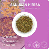 GREEN ROYALTY Te Herbal Hierba de San Juan 4oz - Herbal Tea (St. John's Wort Flower Tea), Stand Up Resealable Bag, 100% All Natural Fresh Tea
