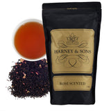 Harney & Sons Rose Scented Loose Leaf Black Tea - Floral Rose Flavored Tea, Caffeinated, 16 oz Bag
