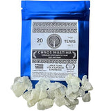 Pure Chios Mastiha Mastic Gum 20g - Chaos Mastiha Large Greek Resin Tears for Jaw Strength & Chewing - Natural, Sugar-Free, Calorie-Free, Long-Lasting