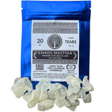 Pure Chios Mastiha Mastic Gum 20g - Chaos Mastiha Large Greek Resin Tears for Jaw Strength & Chewing - Natural, Sugar-Free, Calorie-Free, Long-Lasting