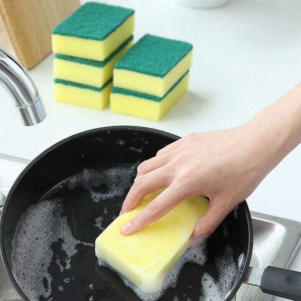 4 PCS Dish Wash Cleaning Sponge Dishwashing Sponge Brush Wipe Cleaning Cleaning Supplies Tools Brush
