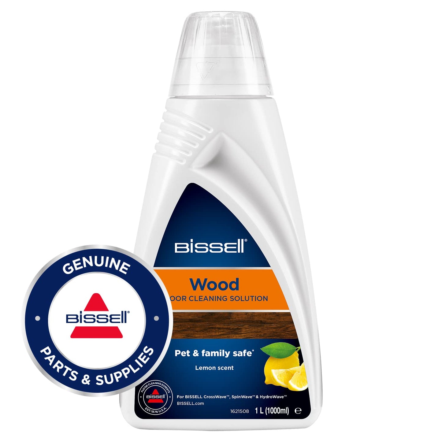 Bissell 1788L Wood Floor Reinigungsmittel für Spinwave/Crosswave/Crosswave Pet Pro und andere Hartboden-Reinigungsgeräte, auch für versiegelte