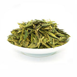 ChaWuWarmSun [B] LongJing Green Tea Loose Leaf - 3.5oz/100g Dragon Well Tea - Traditional Roasted Fried Bean Aroma - Spring Harvest - Hangzhou Chinese