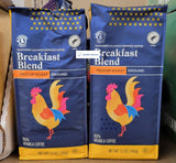 Barissimo Breakfast Blend Ground Coffee Medium Roast 12oz 340g (Two Bags)