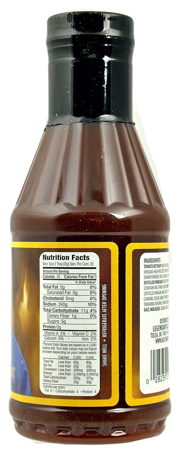 Billy Slms 277248 20 oz Sauce Barbecue Oklahoma Sweet - Pack of 6